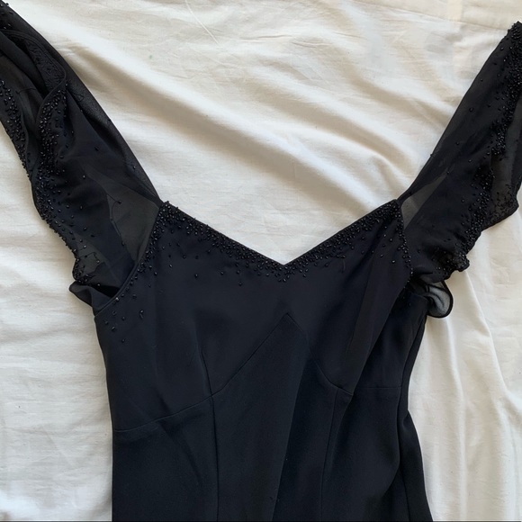 Sandra Darren Black Maxi Dress - Picture 2 of 3